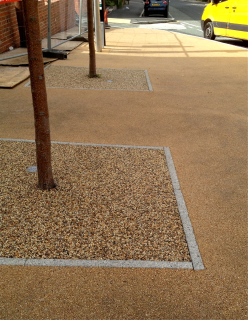Resin bound driveway with granite edging at a large detached home near Colchester